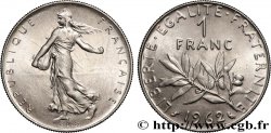 1 franc Semeuse, nickel 1962 Paris F.226/7