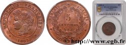 5 centimes Cérès 1885 Paris F.118/27