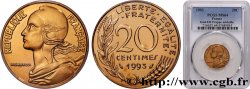 20 centimes Marianne, BU (Brillant Universel), frappe médaille 1993 Pessac F.156/36