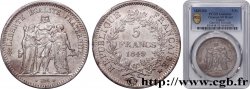 5 francs Hercule, IIe République 1849 Strasbourg F.326/6