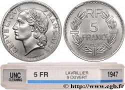 5 francs Lavrillier, aluminium 1947  F.339/9