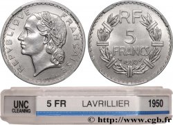 5 francs Lavrillier, aluminium 1950  F.339/20