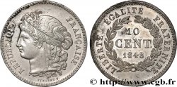 Concours de 10 centimes, essai en étain par Pingret 1848 Paris VG.3151 var.