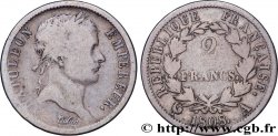 2 francs Napoléon Ier tête laurée, République française 1808 Paris F.254/4