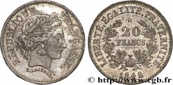 Concours de 20 francs, essai de Leclerc, deuxième concours 1848 Paris VG.3027 var