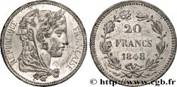 Concours de 20 francs, essai de Gayrard, premier concours 1848 Paris VG.3025 var