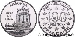 Belle Épreuve 15 euro / 100 francs - Tour de Belém (Lisbonne, Portugal) 1997 Paris F5.2024 1