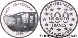 Belle Épreuve 15 euro / 100 francs - Magere Brug (Amsterdam, Pays-Bas) 1996 Paris F5.2021 1