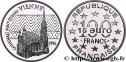 Belle Épreuve 15 euro / 100 francs - La Cathédrale Saint-Étienne (Vienne, Autriche) 1996  F5.2022 1