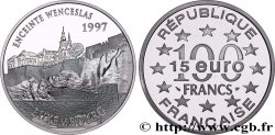 Belle Épreuve 15 euro / 100 francs - L’Enceinte Wenceslas (Luxembourg) 1997  F.2029 1