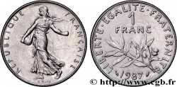 1 franc Semeuse, nickel 1987 Pessac F.226/32