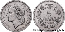 5 francs Lavrillier, nickel 1938  F.336/7