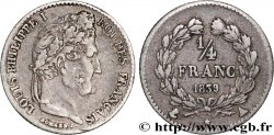 1/4 franc Louis-Philippe 1839 Paris F.166/74