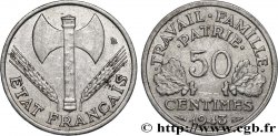 50 centimes Francisque, légère 1943  F.196/2