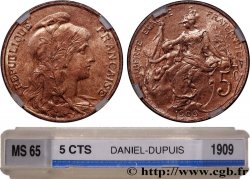 5 centimes Daniel-Dupuis 1909  F.119/20