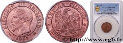 Deux centimes Napoléon III, tête nue 1854 Lyon F.107/15