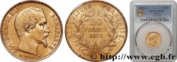 20 francs or Louis-Napoléon 1852 Paris F.530/1 AU55 PCGS