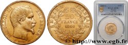 20 francs or Napoléon III, tête nue 1860 Paris F.531/18