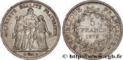 5 francs Hercule, petit A 1875 Paris F.334/15