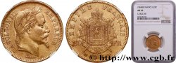 20 francs or Napoléon III, tête laurée, Grand BB 1864 Strasbourg F.532/10