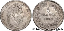 5 francs IIe type Domard 1839 Strasbourg F.324/77