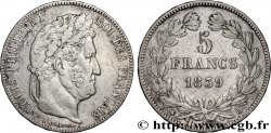 5 francs IIe type Domard 1839 Strasbourg F.324/77