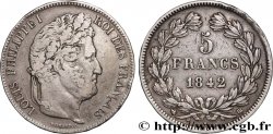 5 francs IIe type Domard 1842 Strasbourg F.324/97