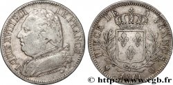 5 francs Louis XVIII, buste habillé 1814 Perpignan F.308/11