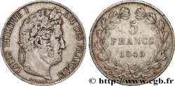 5 francs IIIe type Domard 1845 Paris F.325/6