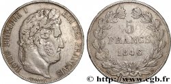 5 francs IIIe type Domard 1846 Strasbourg F.325/11