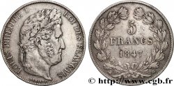 5 francs IIIe type Domard 1847 Strasbourg F.325/15