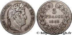 5 francs IIe type Domard 1833 Limoges F.324/20