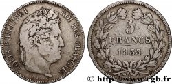 5 francs IIe type Domard 1833 Bayonne F.324/22