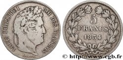 5 francs IIe type Domard 1834 Bordeaux F.324/35