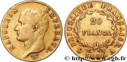 20 francs or Napoléon tête nue, Calendrier grégorien 1806 Paris F.513/1