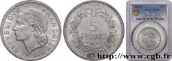 5 francs Lavrillier, aluminium 1945 Beaumont-Le-Roger F.339/4