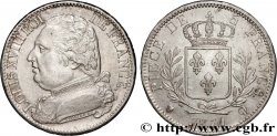 5 francs Louis XVIII, buste habillé 1814 Perpignan F.308/11