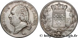 5 francs Louis XVIII, tête nue 1819 Rouen F.309/41