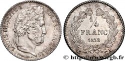 1/4 franc Louis-Philippe 1838 Paris F.166/69