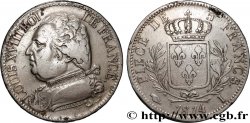 5 francs Louis XVIII, buste habillé 1814 Limoges F.308/6