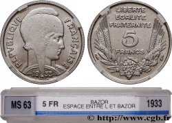 5 francs Bazor 1933  F.335/2