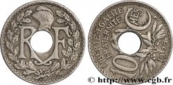 10 centimes Lindauer, Fauté Coins Tournés -11 min/-66° 1925  F.138/12 var.