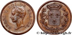 1/2 franc, buste juvénile, en bronze 1833  VG.2713 var.