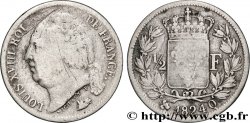 1/2 franc Louis XVIII 1824 Perpignan F.179/51