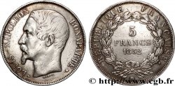 5 francs Louis-Napoléon 1852 Strasbourg F.329/3