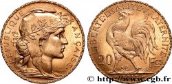 20 francs or Coq, Liberté Égalité Fraternité 1913 Paris F.535/7 VZ+ 
