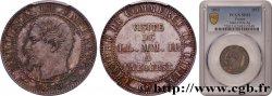 Module cinq centimes argent, visite impériale à Lille les 23 et 24 septembre 1853 Lille VG.3368 