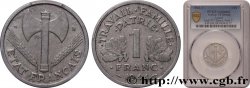 1 franc Francisque, légère, petit c 1944 Castelsarrasin F.223/8
