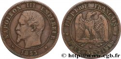 Deux centimes Napoléon III, tête nue 1853 Marseille F.107/7