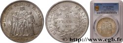 5 francs Hercule 1877 Bordeaux F.334/20